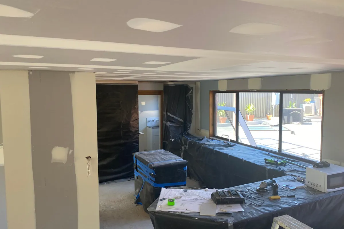 Renovation construction project